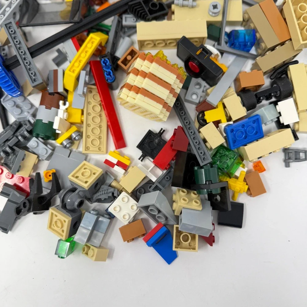 LEGO Mixed Bulk Lot 12.9oz Bricks Plates Technic Pieces Multi-Color Assortment